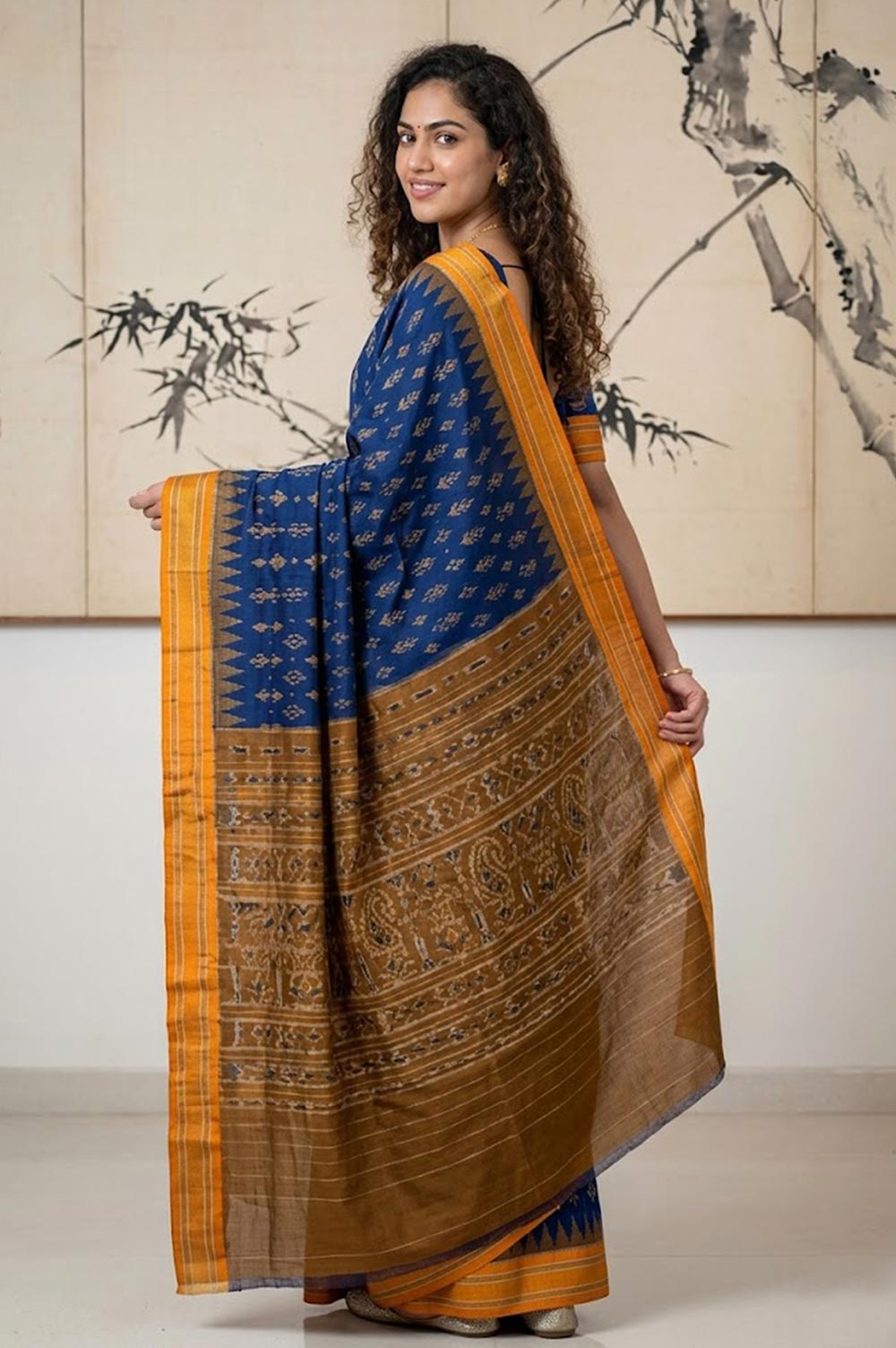 Orissa Ikat Deha Banda Cotton Saree