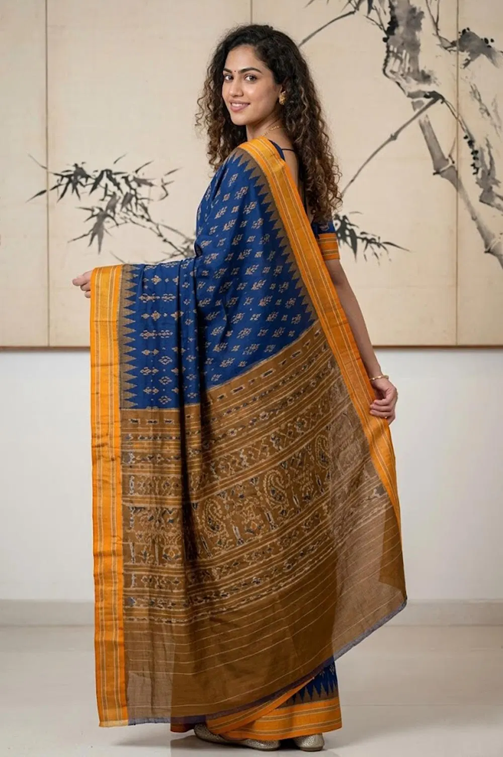 Orissa Ikat Deha Banda Cotton Saree
