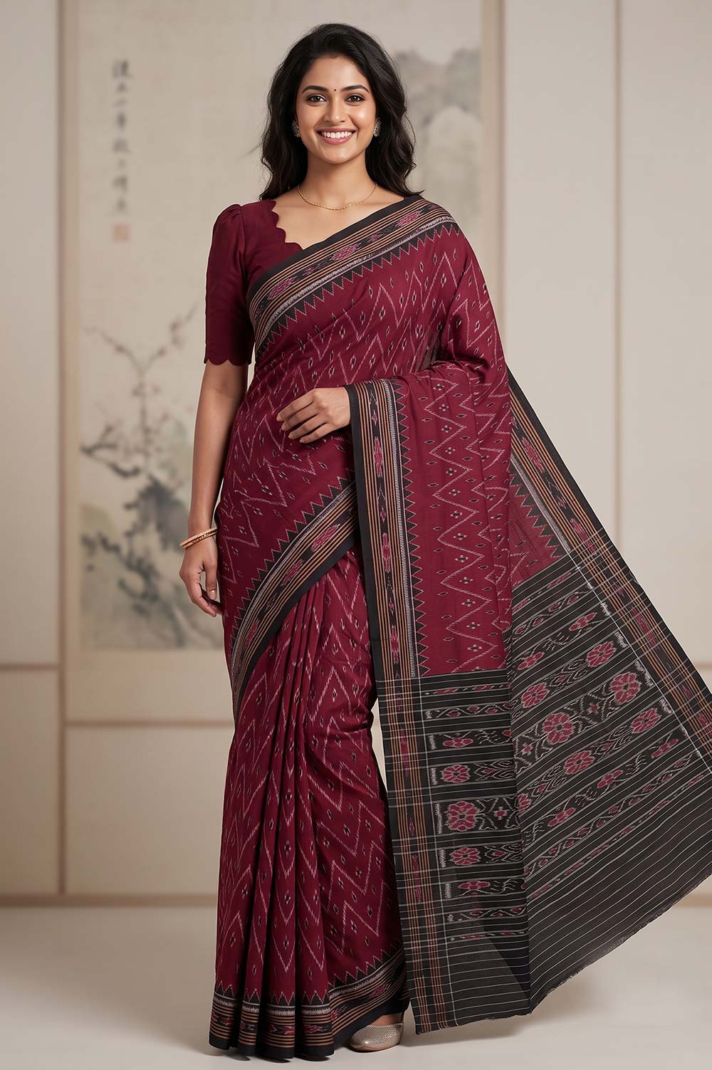 Orissa Ikat Deha Banda Cotton Saree