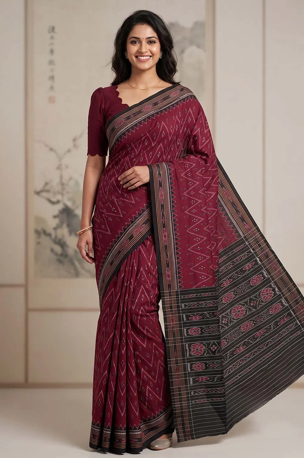 Orissa Ikat Deha Banda Cotton Saree