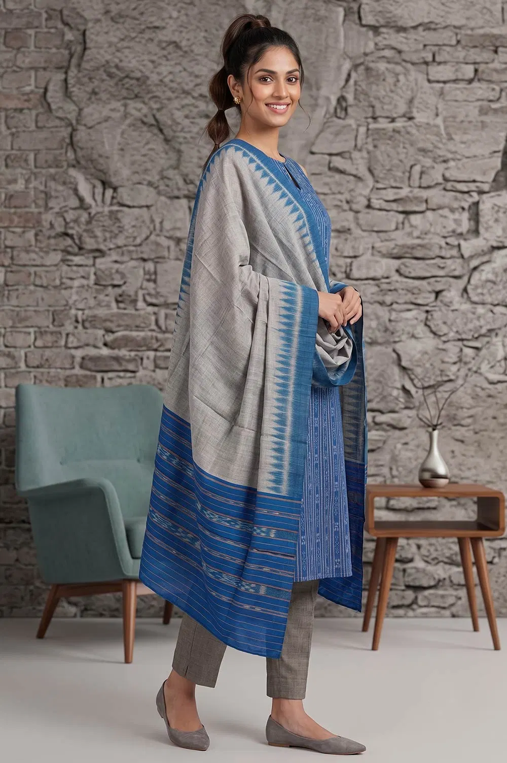 Orissa Ikat Salwar Suit Set (3pcs)