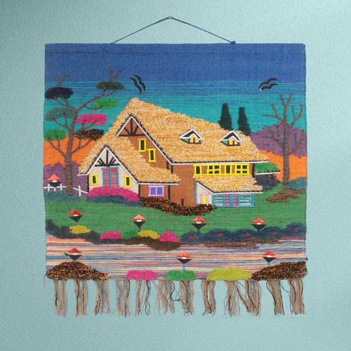 River House Ghazipur Jute Handmade Wall Hanging (40*32) Inches