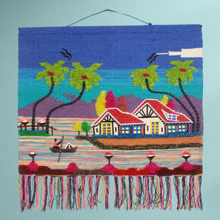 River House Ghazipur Jute Handmade Wall Hanging (40*32) Inches
