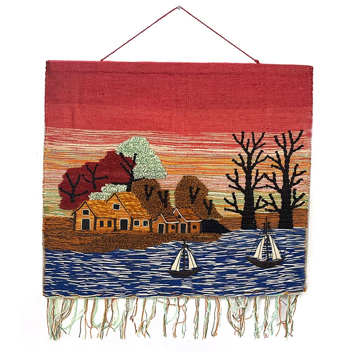 River House Ghazipur Jute Handmade Wall Hanging (40*36) Inches