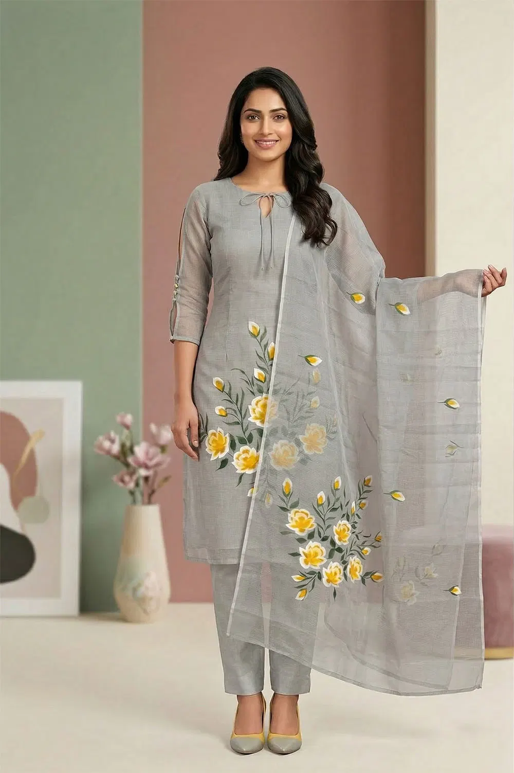 Kota Hand Salwar Suit Set (3pcs)