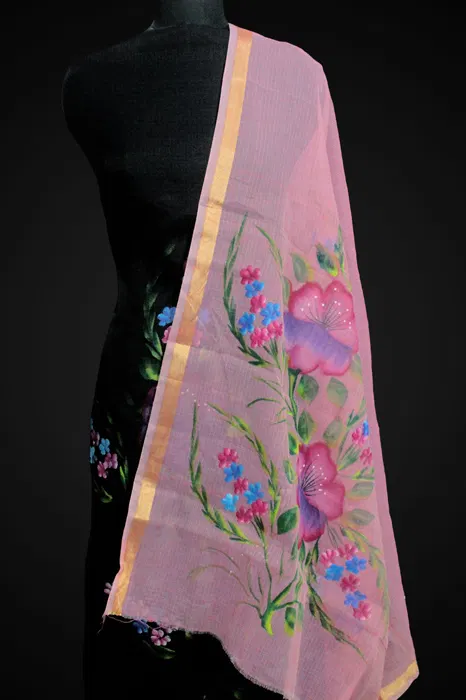 Kota Hand Painted Salwar Suit Set (3pcs)