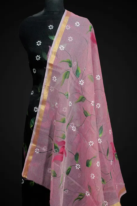 Kota Hand Painted Salwar Suit Set (3pcs)