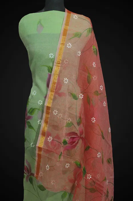 Kota Hand Painted Salwar Suit Set (3pcs)
