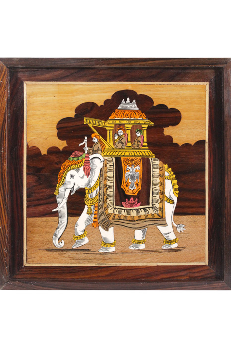 Mysore Rose Wood Inlay - Ambari (13*13) Inches