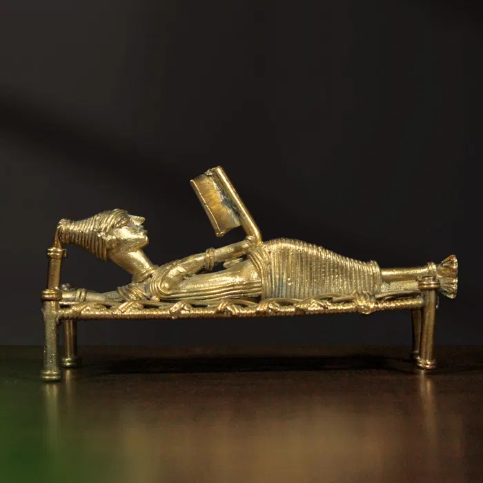 Odisha Brass & Bell Metal (Dhokra) Studying (5.5 Inches)