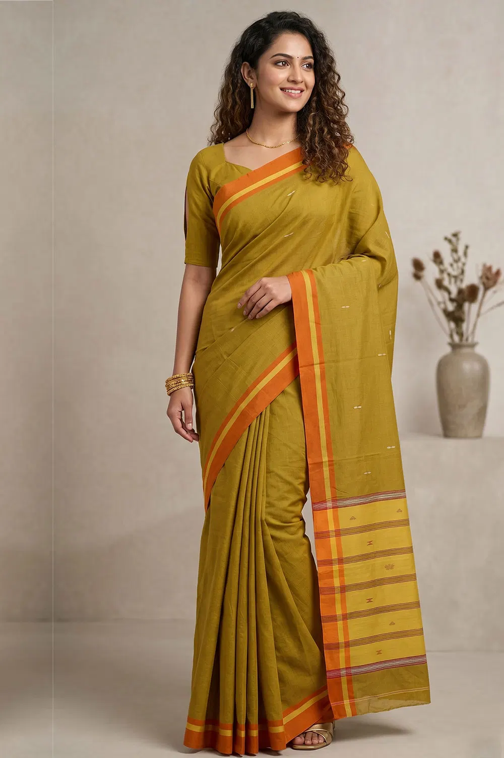 Udupi Handloom Cotton Saree