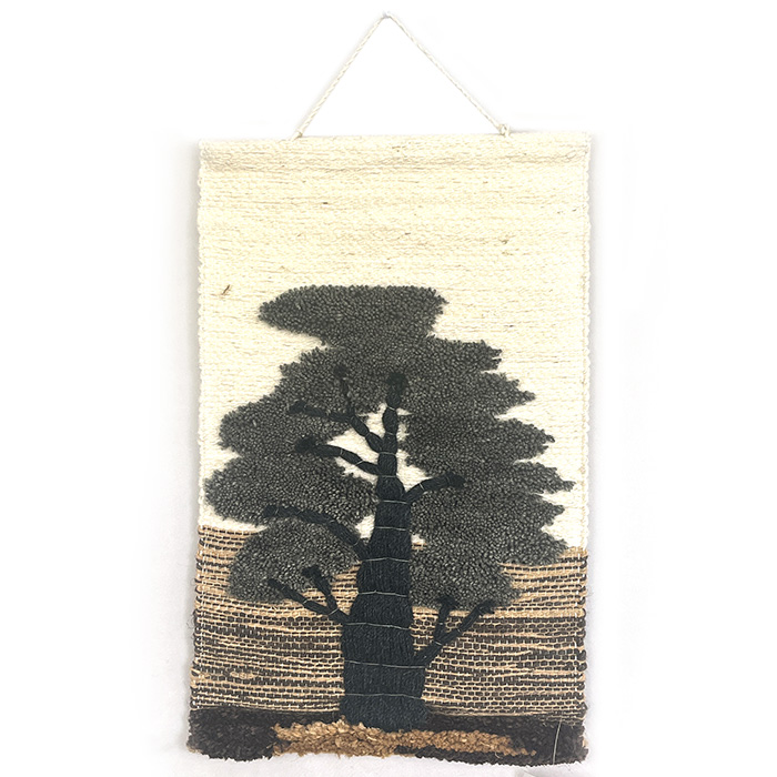 Tree Ghazipur Jute Handmade Wall Hanging (12*18) Inches
