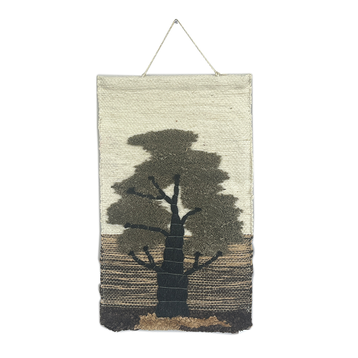 Tree Ghazipur Jute Handmade Wall Hanging (12*18) Inches