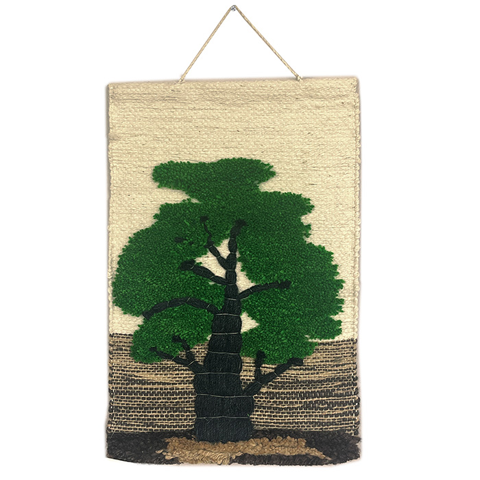 Tree Ghazipur Jute Handmade Wall Hanging (12*18) Inches