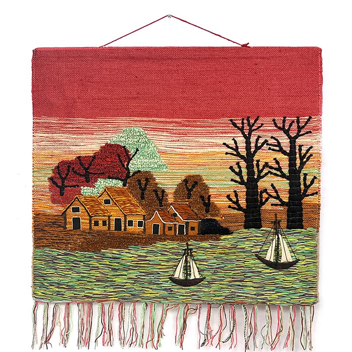 River House Ghazipur Jute Handmade Wall Hanging (40*36) Inches