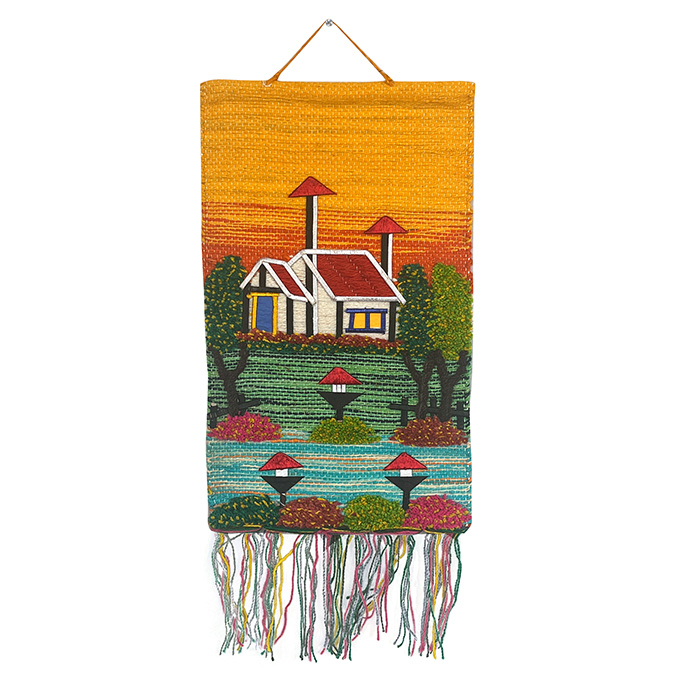 River House Ghazipur Jute Handmade Wall Hanging (12*21) Inches