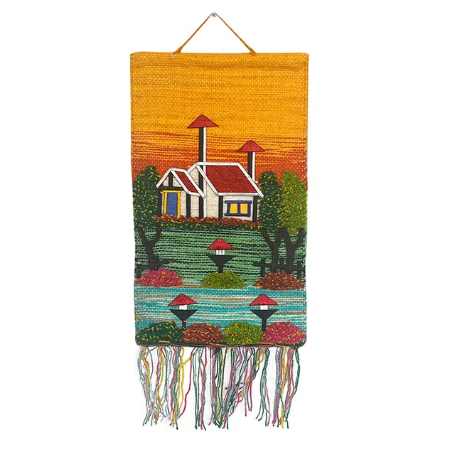 River House Ghazipur Jute Handmade Wall Hanging (12*21) Inches
