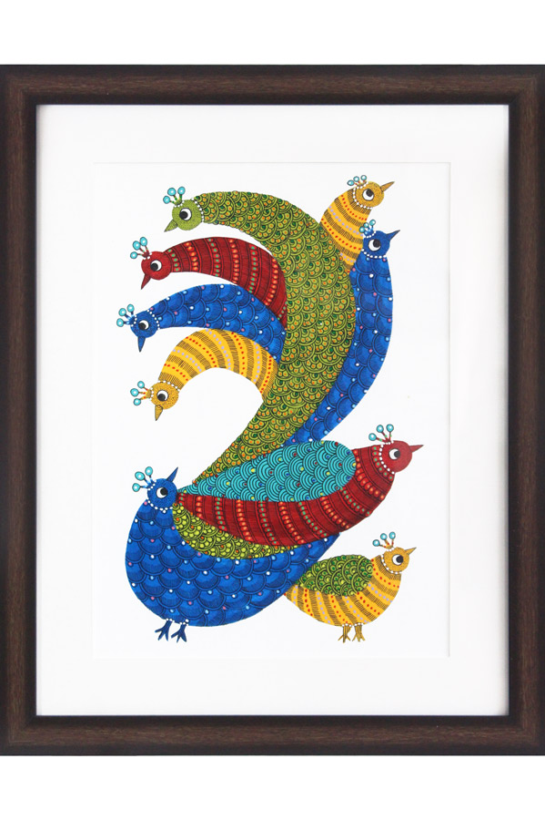 Gond Art (15x20) Inches