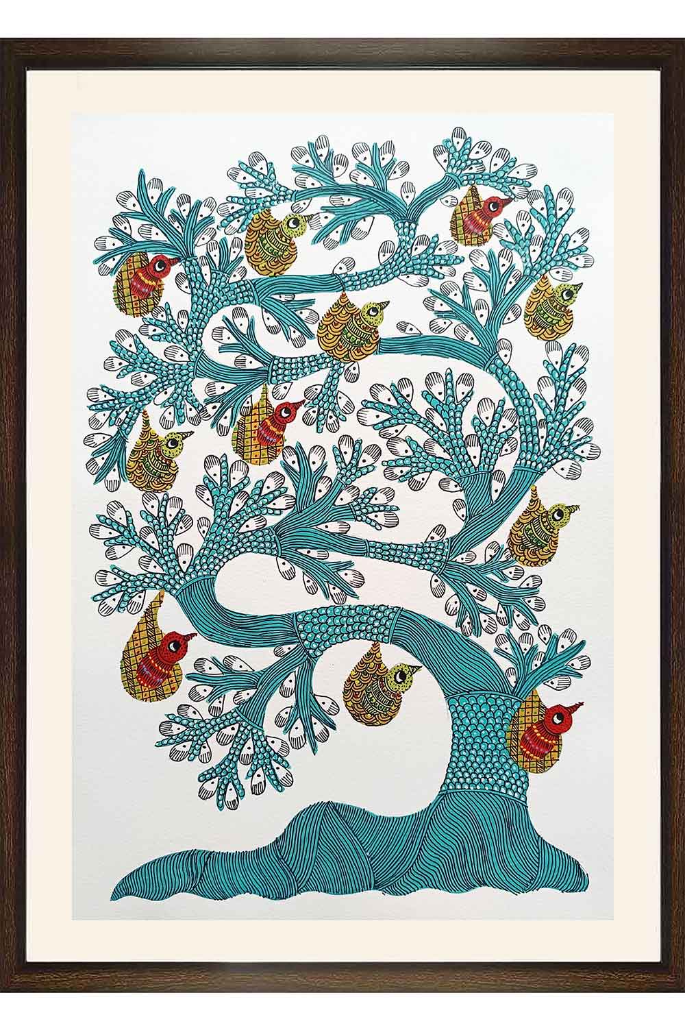 Gond Art (15x20) Inches