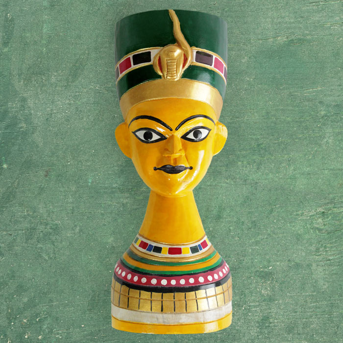 Kushmandi Wooden Mask Tribal King (16 Inches)