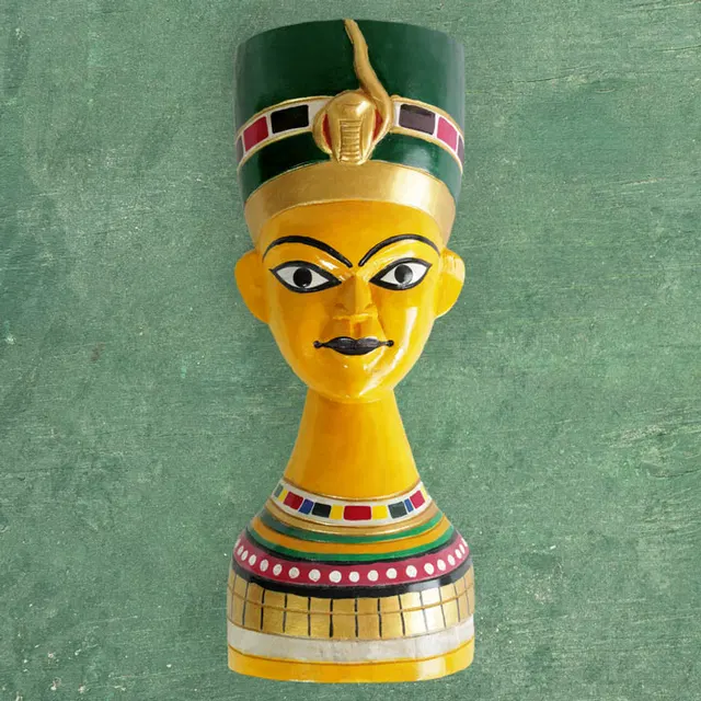 Kushmandi Wooden Mask Tribal King (16 Inches)