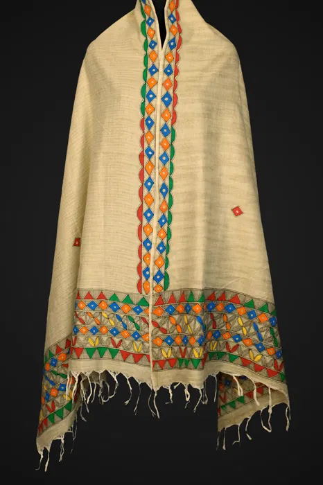 Madhubani Hand Painted Dupatta