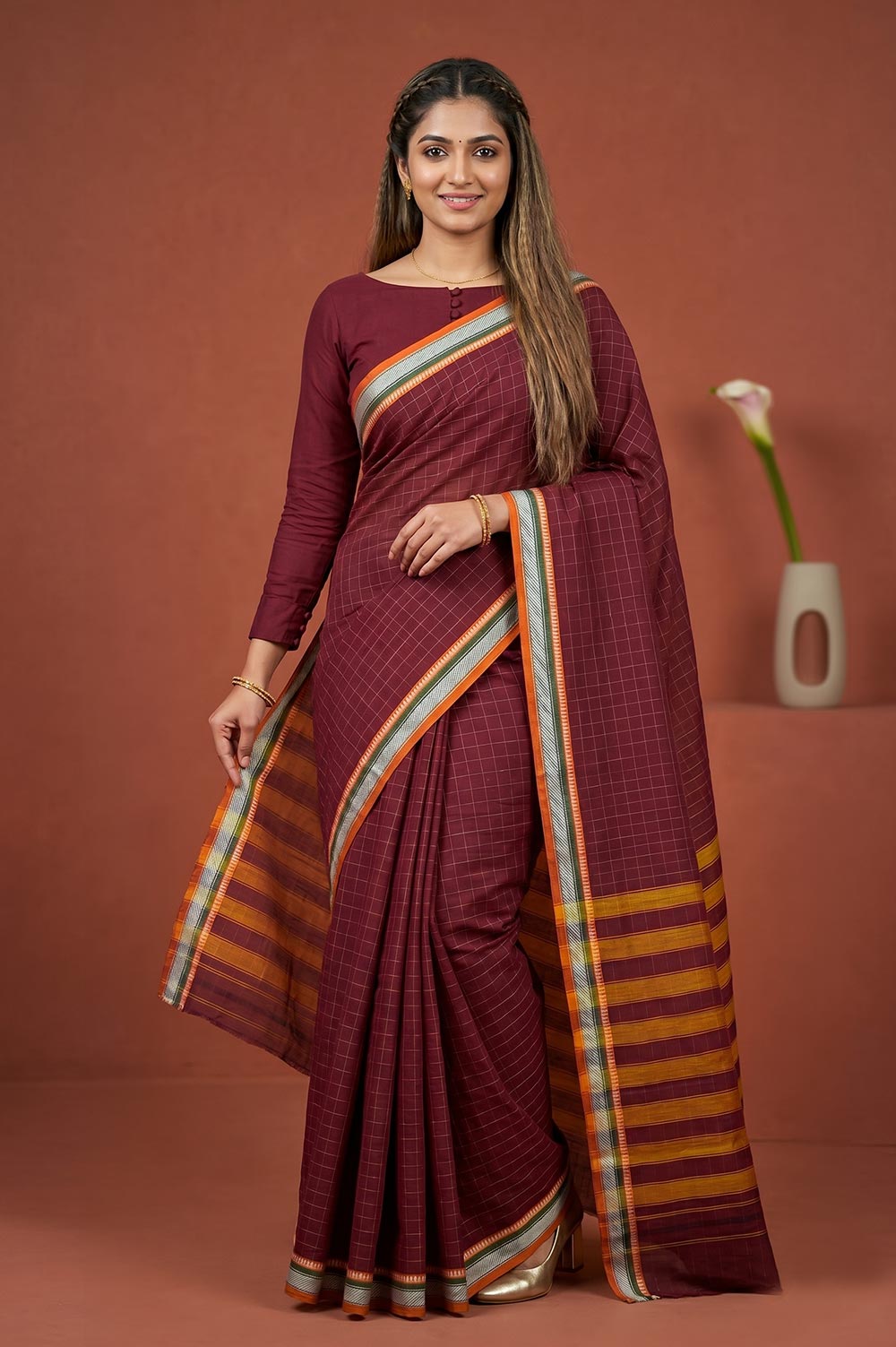 Narayanpet Handloom Cotton Saree