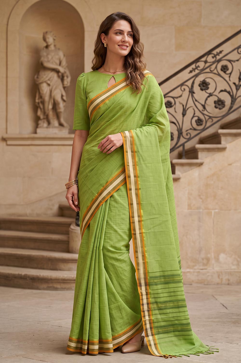 Narayanpet Handloom Cotton Saree