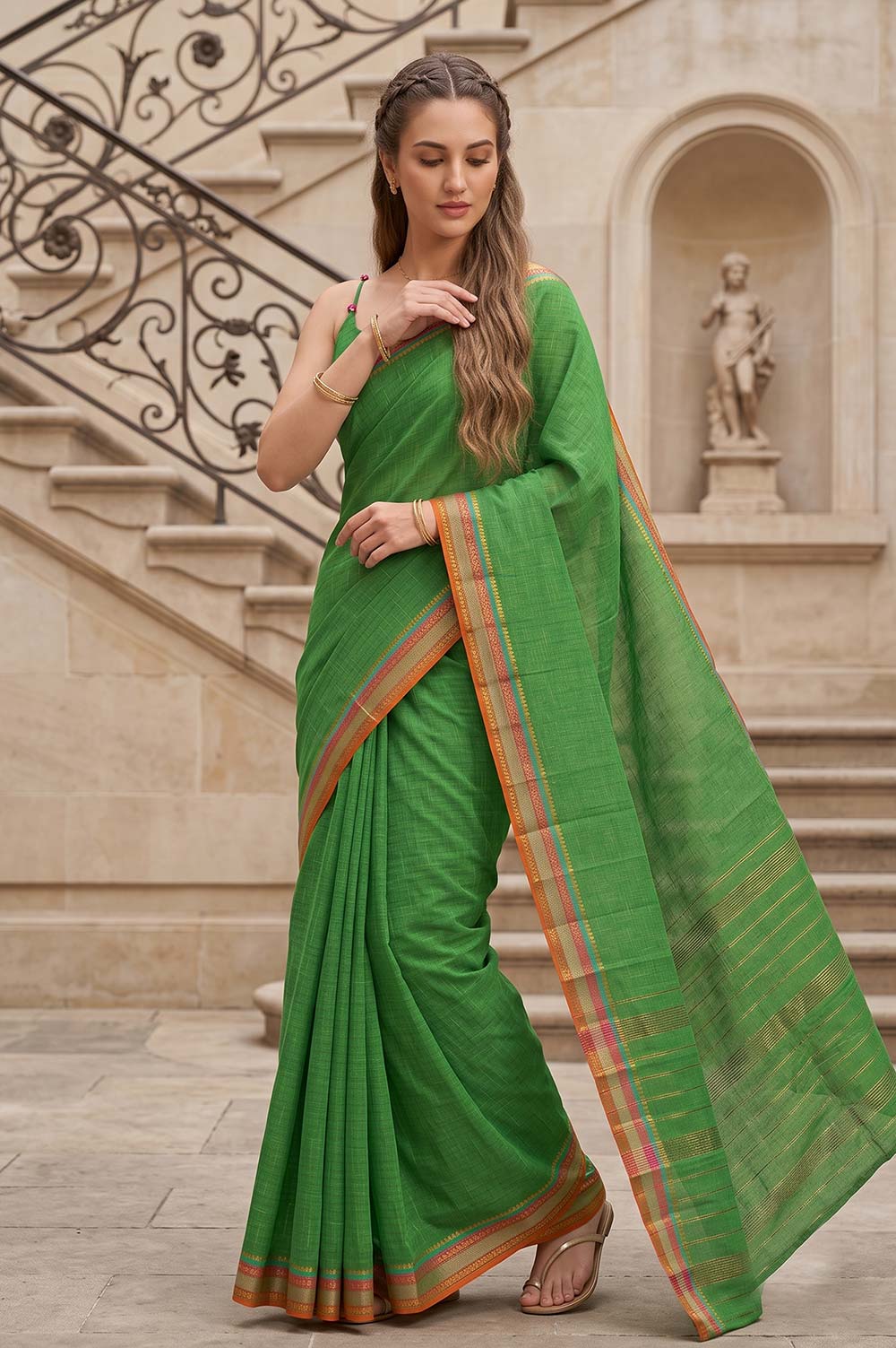 Narayanpet Handloom Cotton Saree
