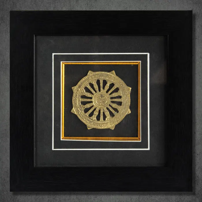 Odisha Brass & Bell Metal (Dhokra) Konark Wheel (9x9 Inches)