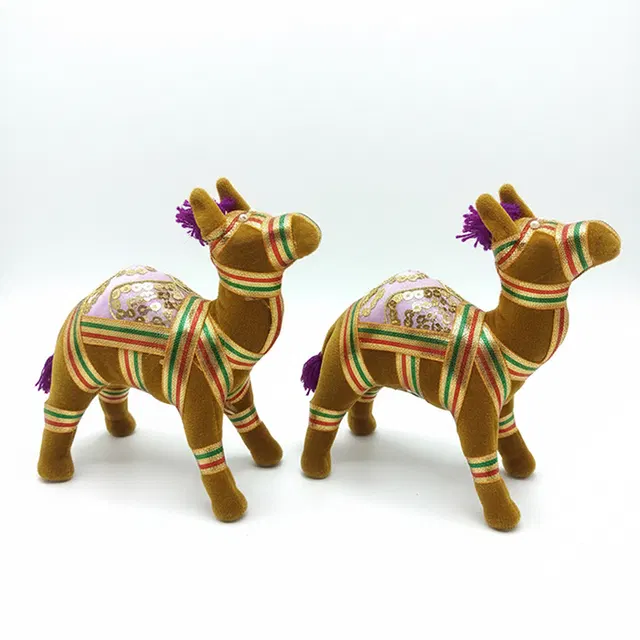 Rajasthan Khatputli Puppet - Camel Pair (6 Inches)