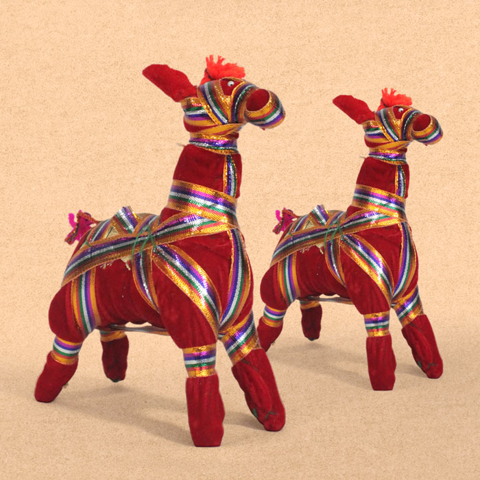 Rajasthan Khatputli Puppet - Horse Pair