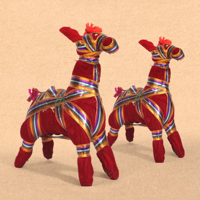 Rajasthan Khatputli Puppet - Horse Pair