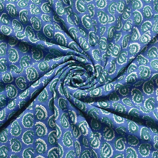 Sanganeri HandBlock Print Running Material (In Mtr)
