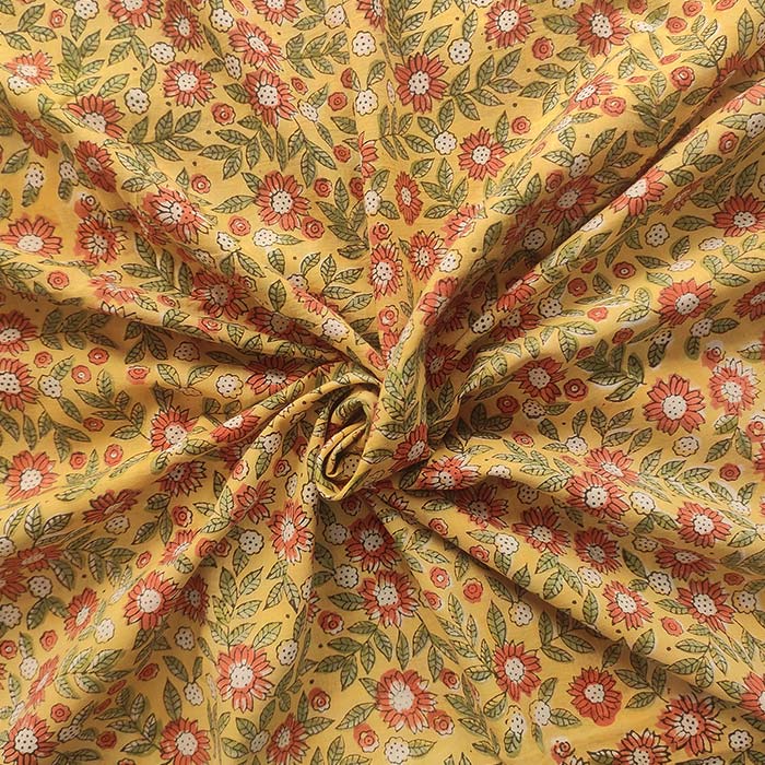 Sanganeri HandBlock Print Running Material (In Mtr)