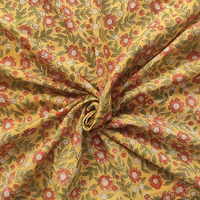 Sanganeri HandBlock Print Running Material (In Mtr)