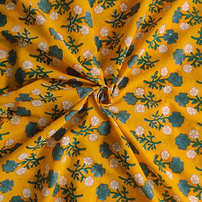 Sanganeri HandBlock Print Running Material (In Mtr)