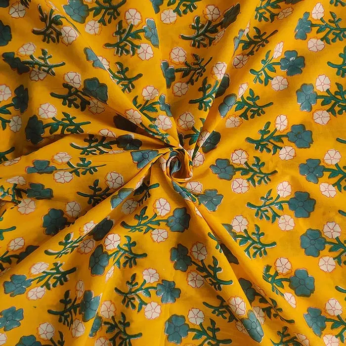 Sanganeri HandBlock Print Running Material (In Mtr)