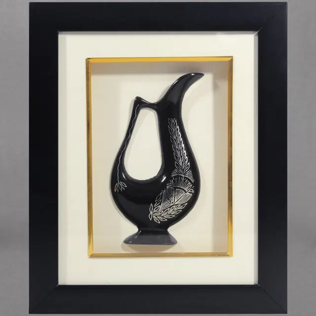 Bidriware Silver Inlay Jug Frame
