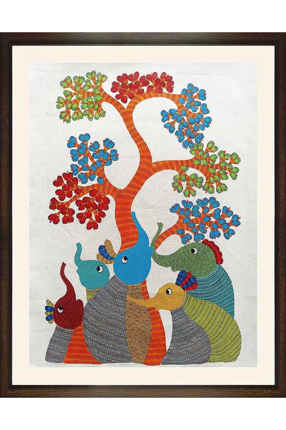 Gond Art (22x27) Inches