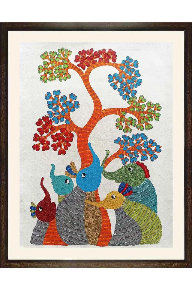 Gond Art (22x27) Inches