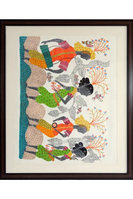 Gond Art (27x22) Inches
