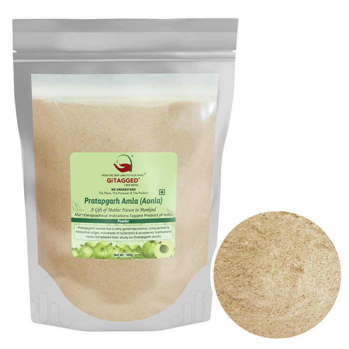 Pratapgarh Amla Gooseberry (Seedless Dry Amla Powder) - 300gms