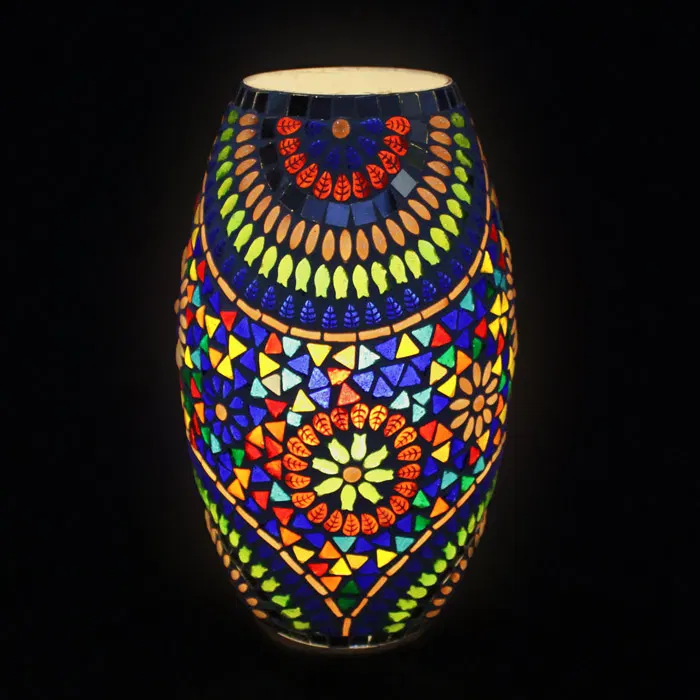 Firozabad Glass Craft Lamp (12 Inches)