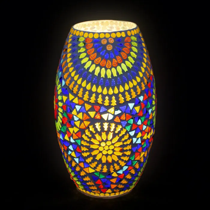 Firozabad Glass Craft Lamp (12 Inches)