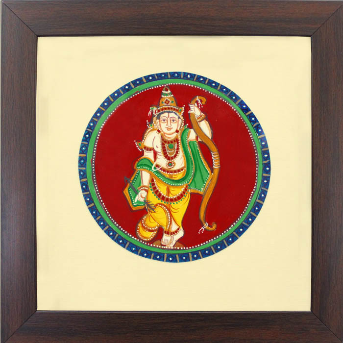 Mysore Ganjifa Cards Rama (7.5x7.5) Inches