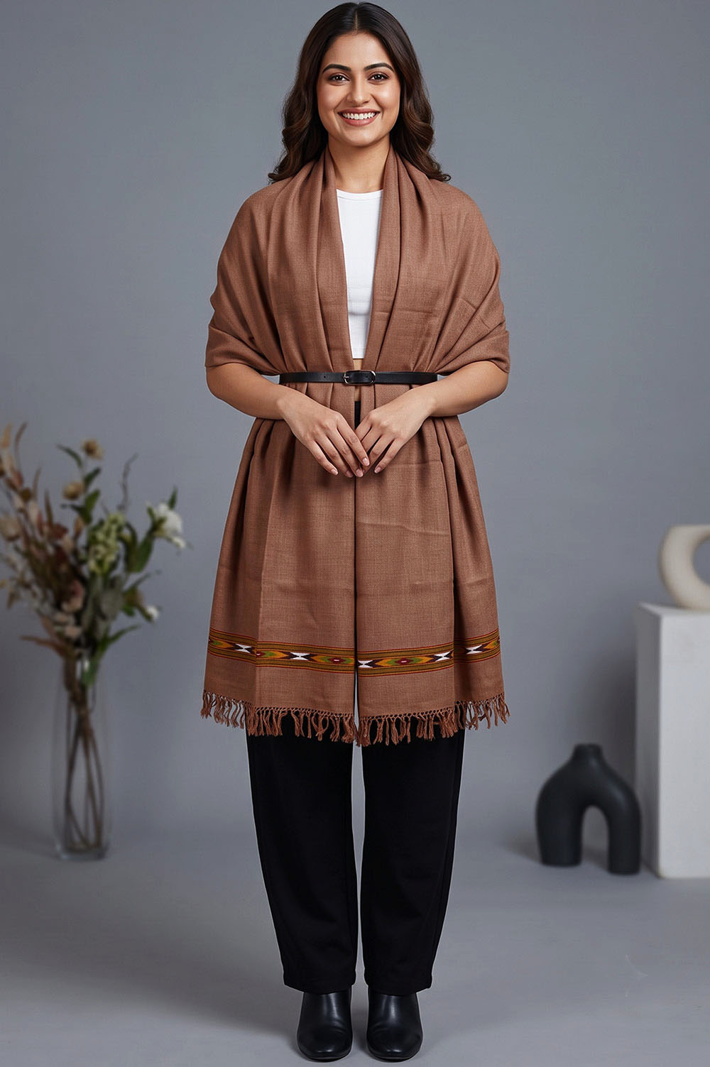 Kullu Pure Wool Handloom Shawl