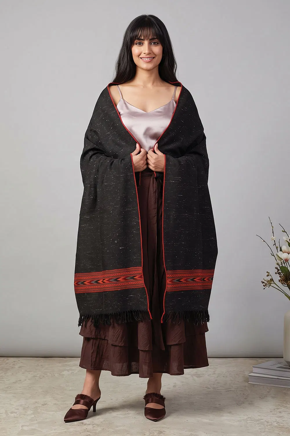 Kullu Pure Woolen Handloom Shawl
