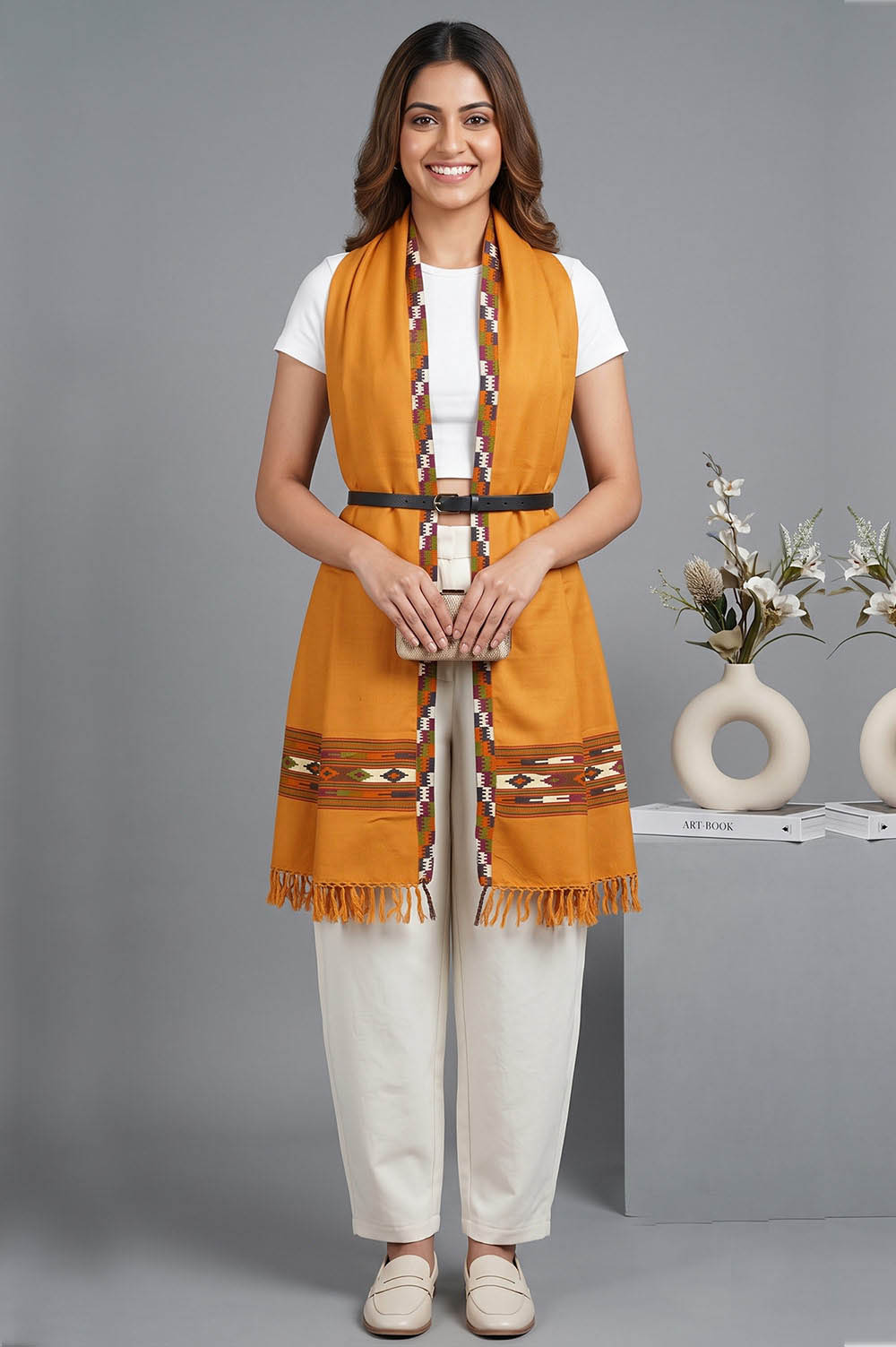 Kullu Pure Wool Handloom Shawl