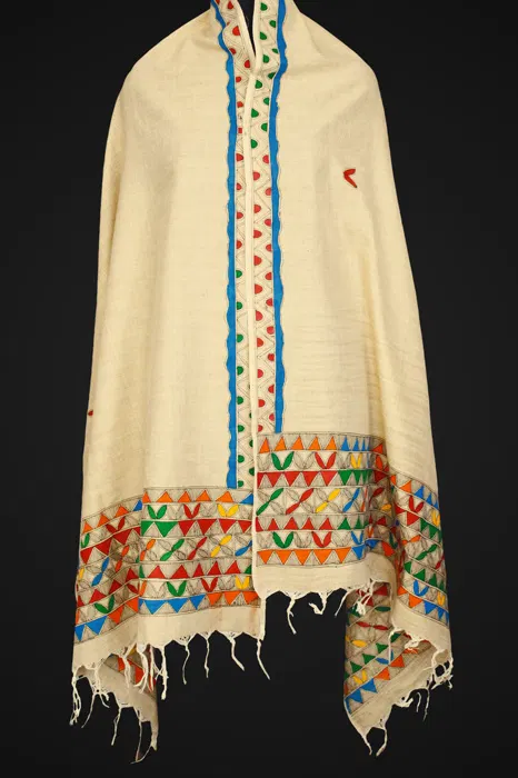Madhubani Hand Painted Dupatta